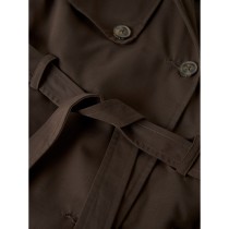 NAME IT Trench Coat Madelin Chocolate Brown